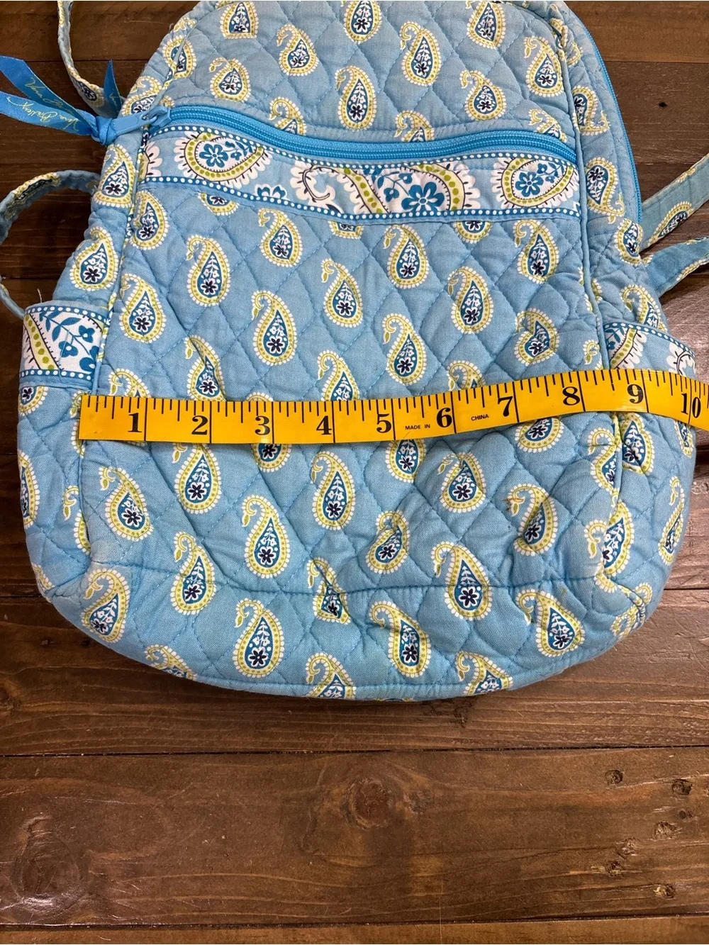 REHAB! Vera Bradley Bermuda Blue Small Backpack